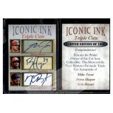 Iconic Ink Triple Cuts Facsimile Auto Card
