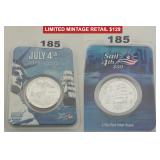 2026 Sail 4th .999 Silver Low Mintage Round