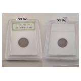 1936 Lincoln Wheat Cent Copper Coin INB Slabbed