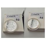 Washington Rochambeau Revolution Silver Proof
