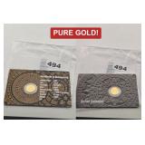 2025 NIUE AZTEC CALENDAR .9999 PURE GOLD COIN