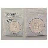 1967 New Zealand One Dollar Copper-Nickel Coin