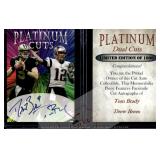 Plat Cuts Brady Brees Facsimile Autos