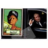 Donald Trump 1952 Topps Style Baseball Card
