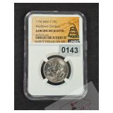 NGC Gem Uncirculated Mayflower Compact 25c