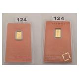 Valcambi Suisse 1g Fine Gold 999.9 Assay Bar