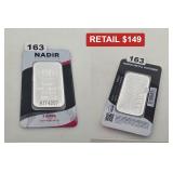 Nadir Metal Rafineri 999.0 Fine Silver Bar