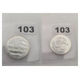 Golden State Mint Eagle .999 Fine Silver Round