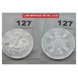 Scottsdale Mint Cowboy .999 Fine Silver Round