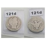 1903 Barber Silver Half Dollar United States