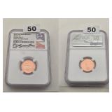 2010 D Lincoln Shield Copper Penny NGC GEM UNC