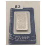 PAMP Suisse Fortuna 1 oz Platinum Bar 999.5