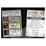 Iconic Ink Trout Harper Bryant Facsimile Autos