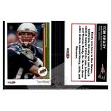 Tom Brady 1989 Upper Deck Style Football Card