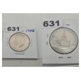 1776-1976 Bicentennial Kennedy Half Dollar