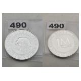 JM Bullion Eagle .999 Fine Silver Round Coin