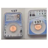 2005 S COPPER PENNY NGC PF 70 ULTRA CAMEO RD