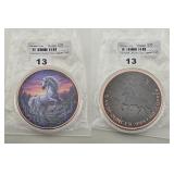 Colorized Unicorn .999 Fine Copper Round 5oz