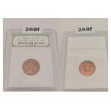 1960 Lincoln Copper Cent Uncirculated INB Slab