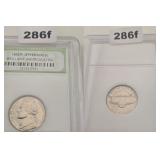 1992-P Jefferson Nickel Uncirculated INB Slab