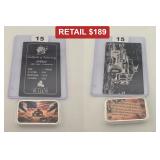 HMMWV ARMY BARS OATHKEEPER 1 OZ SILVER .999