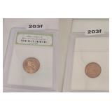 1958-D Copper Lincoln Wheat Cent LYP INB BU