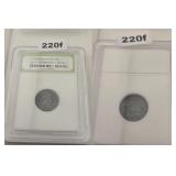 1943 Lincoln Steel Penny INB Slabbed Coin