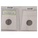 Lincoln Wheat Cent Copper INB Slabbed Coin