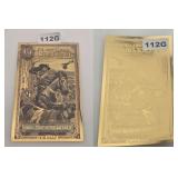 2025 Oklahoma 1/2 Goldback 1/2000 Troy Oz Gold