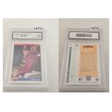 1992 Upper Deck Andy Ashby #19 Rookie GMA 10