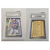 2000 Edge Odyssey Drew Bledsoe GMA 10 Card 58