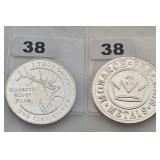 Monarch Precious Metals Silver Buck .999 Round