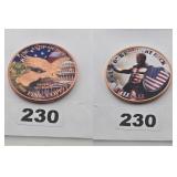 Donald Trump Spartan .999 Fine Copper Coin
