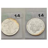 1987 American Eagle 1 oz Fine Silver Dollar