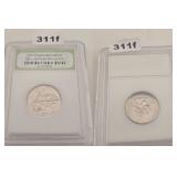 2007-D WASHINGTON QUARTER UNCIRCULATED SLABBED