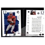 Tom Brady 2000 SP Authentic Rookie Reprint