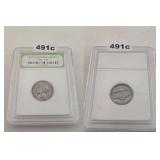1940 Early Jefferson Nickel INB Slabbed Case