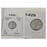 1955 Taiwan Year 44 1 Jiao Copper-Nickel Coin