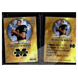 1999 Tom Brady Rookie Gold Michigan Card Rare
