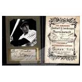 Joe DiMaggio D Gordon Facsimile Auto