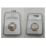 1970 D Washington Quarter NGC MS65 Copper Coin