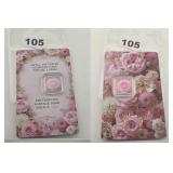 Pink Rose Flower .999 Copper Bullion Bar Card