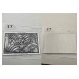 We the People US Flag .999 Fine Silver Card