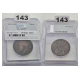 1912 King George V Copper Penny ICG Genuine