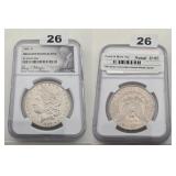 1896 Silver Morgan Dollar NGC BU George Morgan
