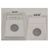 1942-P Jefferson Silver War Nickel INB Slabbed