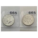 1964 Kennedy Silver Half Dollar Uncirculated