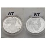 2002 W American Silver Eagle Proof Coin DCAM