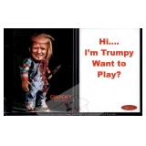 Donald Trump Chucky Parody Trading Card
