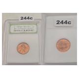 1960 Lincoln Copper Penny Uncirculated...